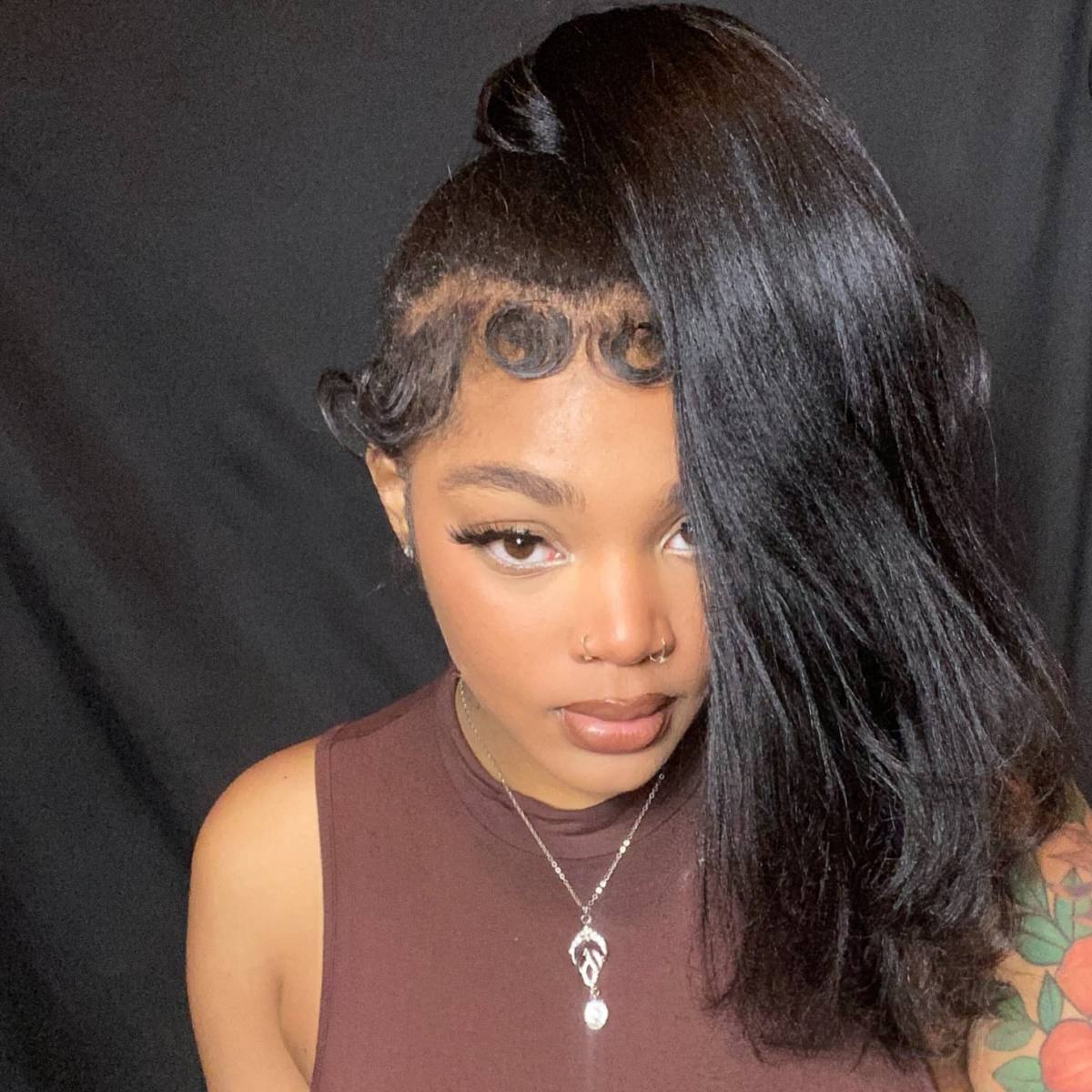 Natural Black 100% Human Hair Ponytail Extension by Private Label