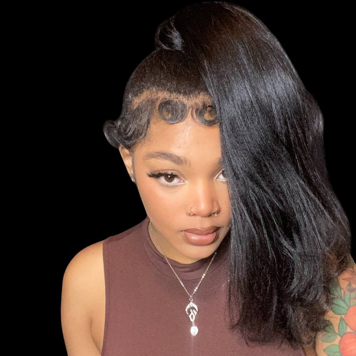 Natural Black 100% Human Hair Ponytail Extension by Private Label