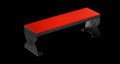Shemax Hand Rest Comfort - Red on black legs by kvadrat store