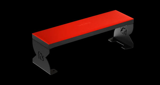 Shemax Hand Rest Comfort - Red on black legs by kvadrat store