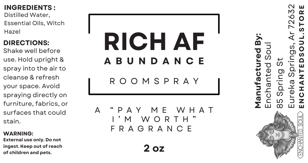 Rich AF Abundance Room Spray