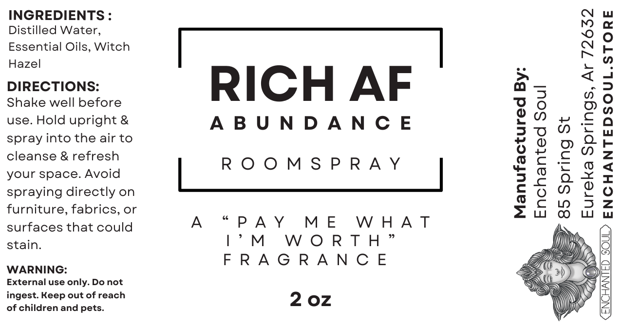 Rich AF Abundance Room Spray