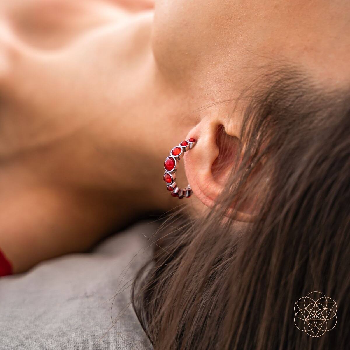 Rising Phoenix: Carnelian Earrings of Ambition by Conscious Items