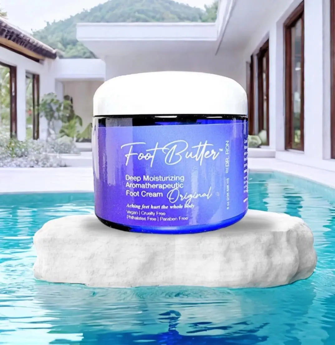 Lavender & Jasmine Foot Butter – Deep Moisturizing Foot Cream for Dry, Tired Feet
