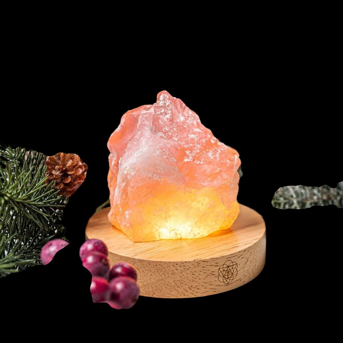 Rose Quartz Lamp of Compassion by Conscious Items