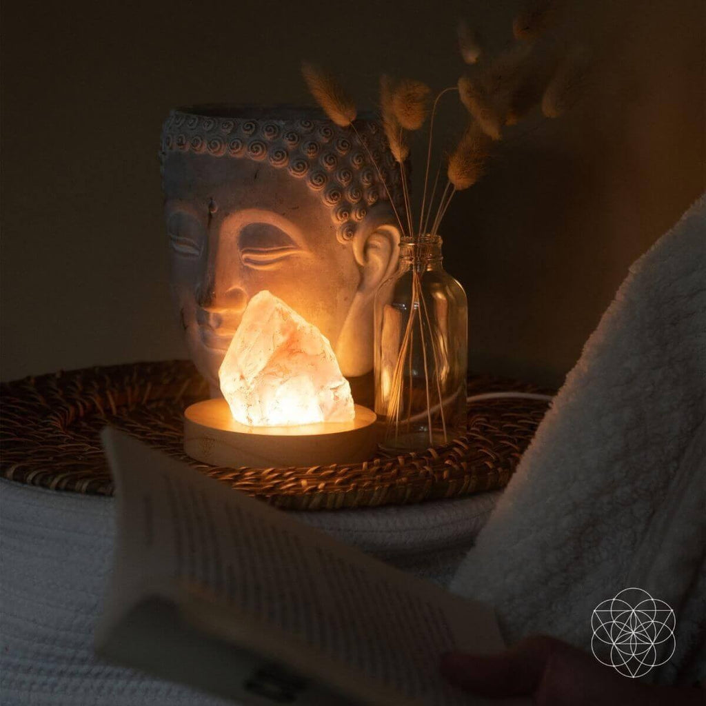 Rose Quartz Lamp of Compassion by Conscious Items