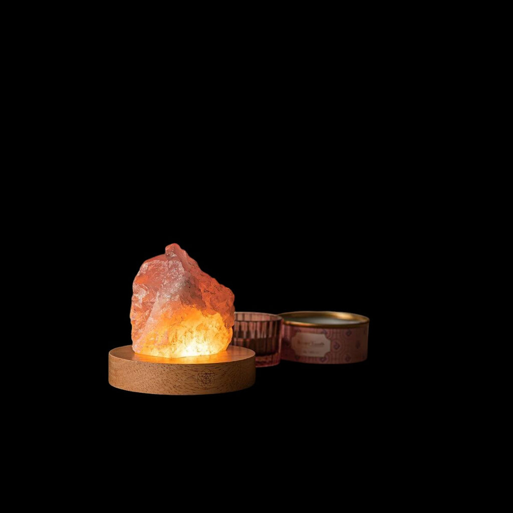 Rose Quartz Lamp of Compassion by Conscious Items