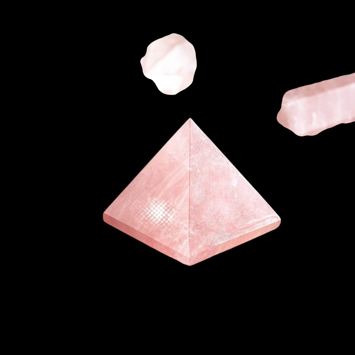 Rose Quartz Pyramid of Fertility by Conscious Items