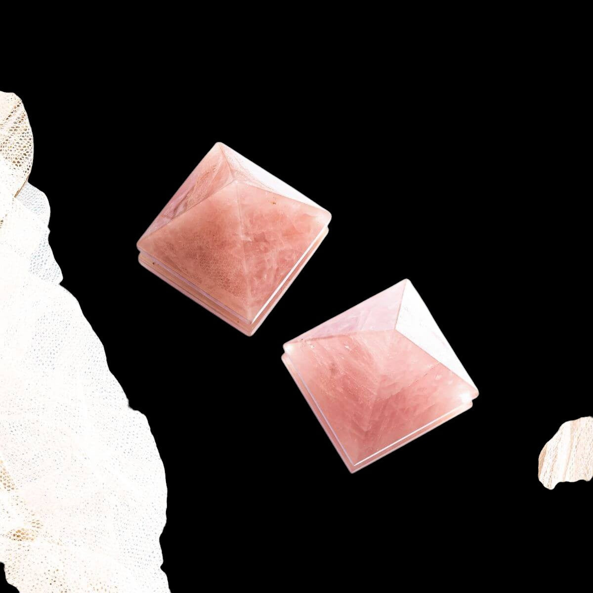 Rose Quartz Pyramid of Fertility by Conscious Items