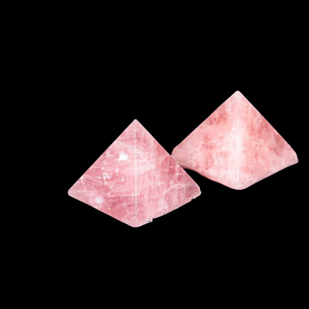 Rose Quartz Pyramid of Fertility by Conscious Items