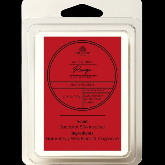 "Rouge" Luxe Hand-Poured Natural Soy Wax Melts - Baccarat 540 Inspired Fragrance - AetherLux.Shop
