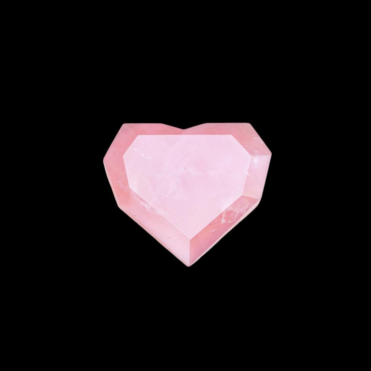 Royal Diamond Heart - Madagascar Rose Quartz for Infinite Love by Conscious Items