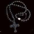 Sacred Armor: Black Obsidian Cross of Faith & Protection by Conscious Items