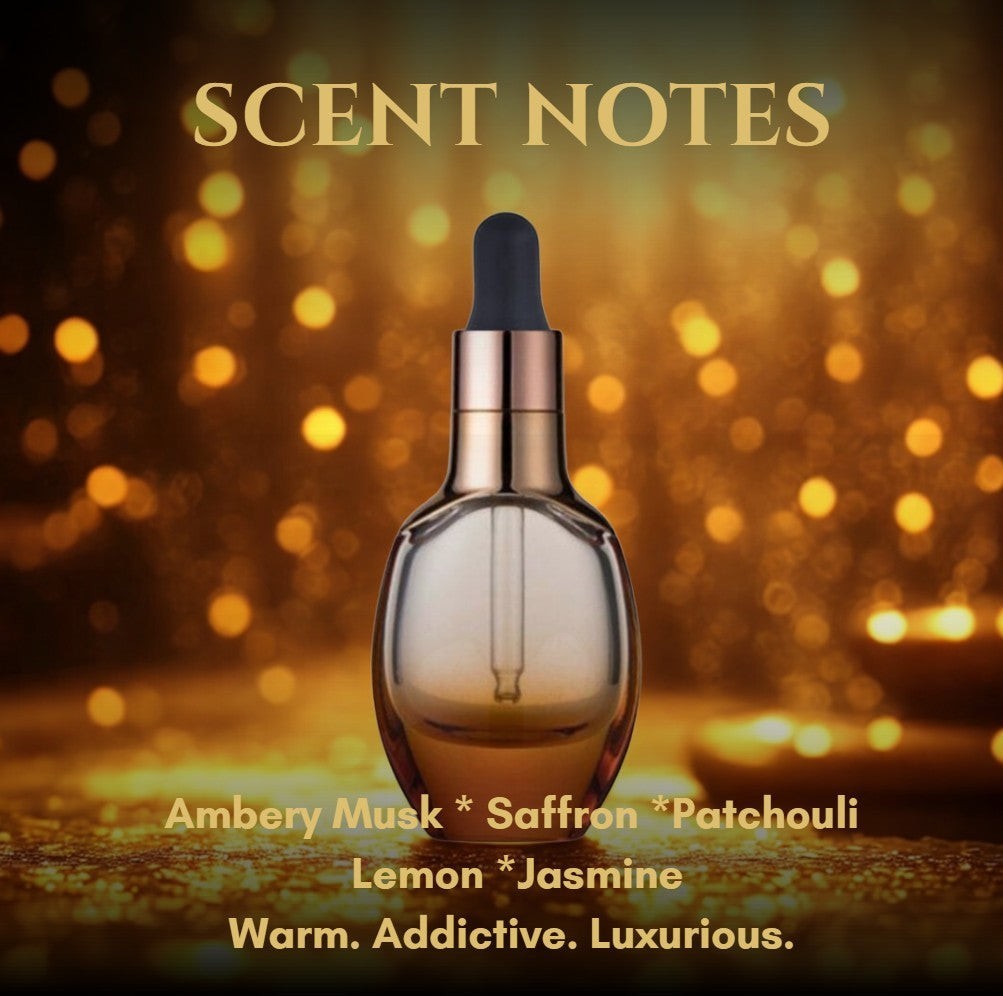 Midas Touch Gilded Anointing Oil – Amber Musk & Saffron Ritual Oil by Circe Boutique