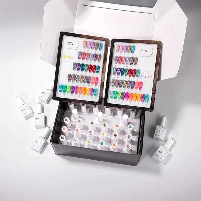 SEN PURE Cat Eye 36 Gel Collection (Free Top-Base-Matte-Magnets)