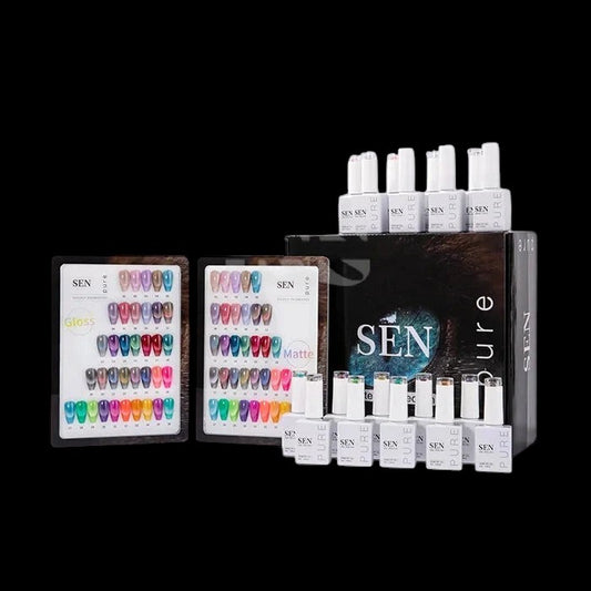 SEN PURE Cat Eye 36 Gel Collection (Free Top-Base-Matte-Magnets) by iNAIL SUPPLY