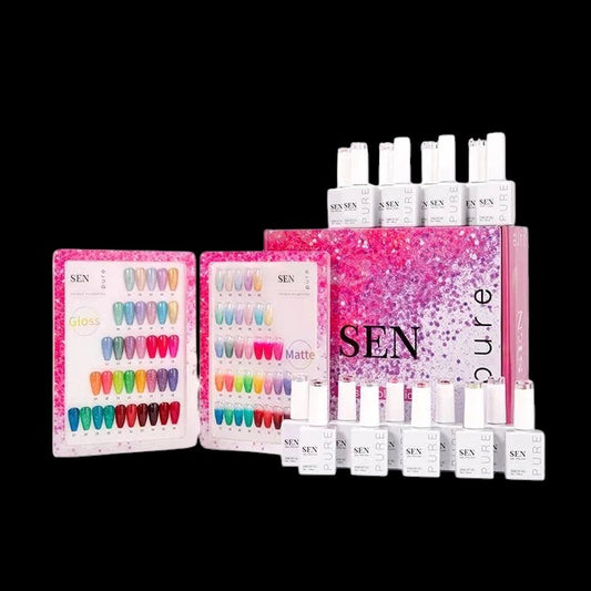 SEN PURE Flash 36 Gel Collection (Free Top-Base-Matte) by iNAIL SUPPLY