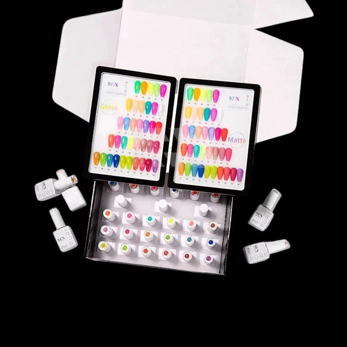 SEN PURE Glow 36 Gel Collection (Free Top-Base-Matte) by iNAIL SUPPLY