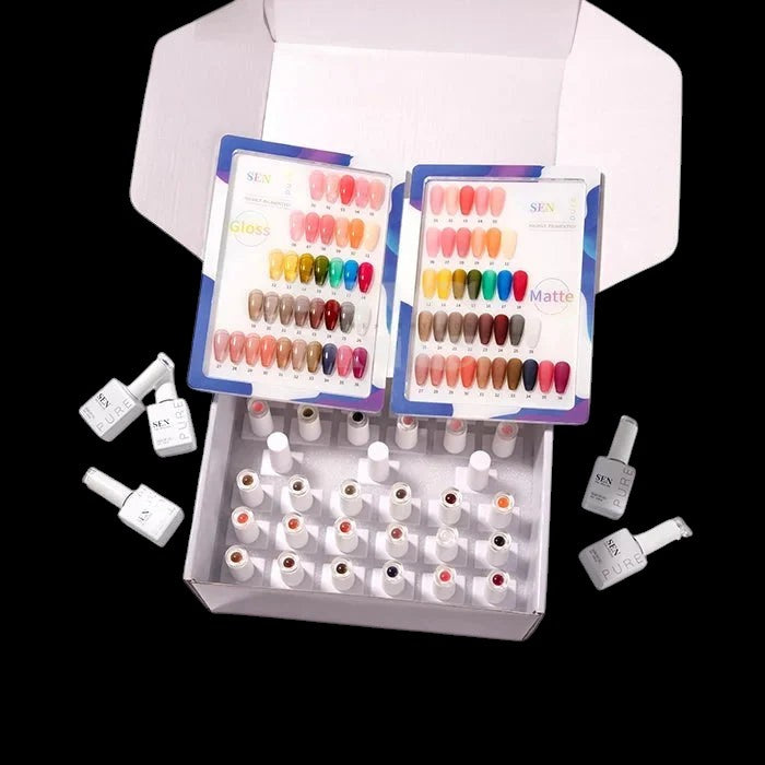 SEN PURE Jelly 36 Gel Collection (Free Top-Base-Matte) by iNAIL SUPPLY