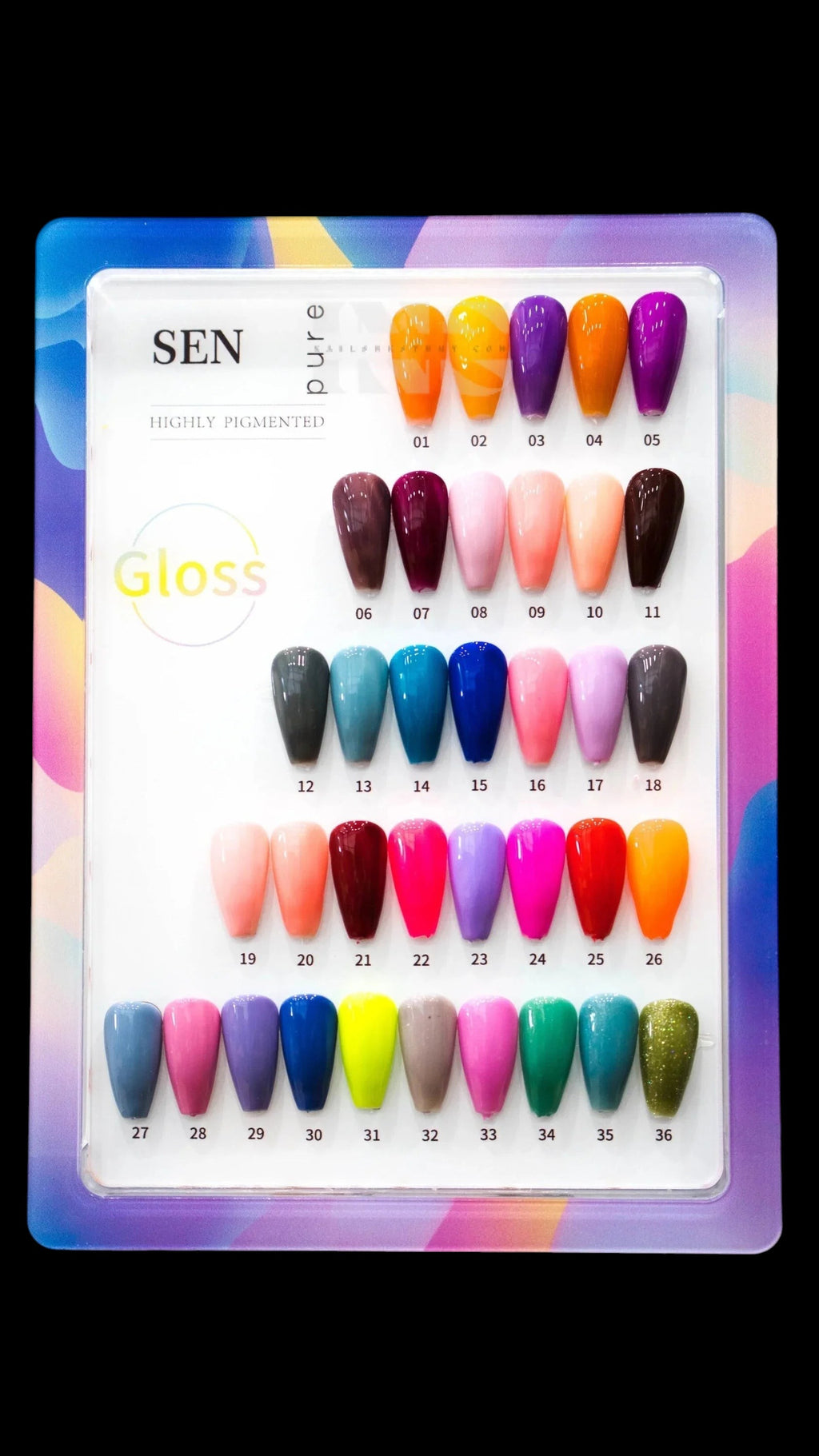 SEN PURE Mood 36 Gel Collection (Free Top-Base-Matte) by iNAIL SUPPLY