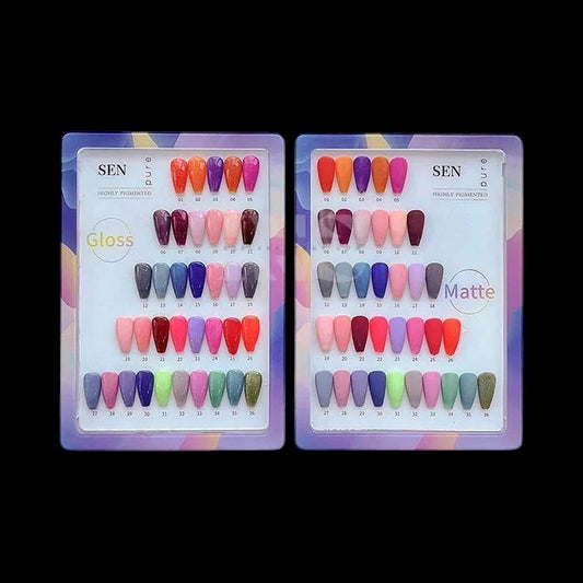 SEN PURE Mood 36 Gel Collection (Free Top-Base-Matte) by iNAIL SUPPLY