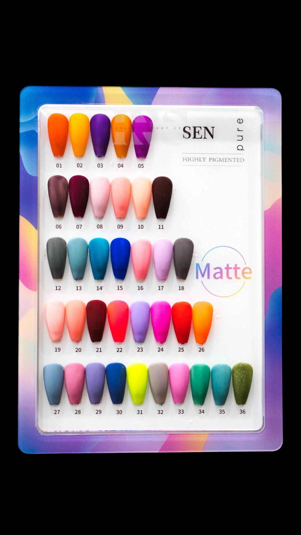 SEN PURE Mood 36 Gel Collection (Free Top-Base-Matte) by iNAIL SUPPLY