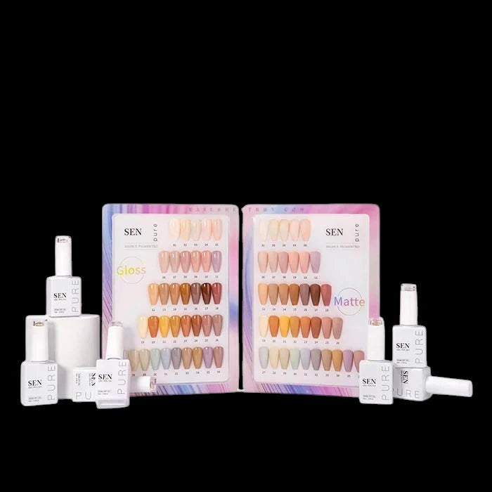 SEN PURE Nude 36 Gel Collection (Free Top-Base-Matte) by iNAIL SUPPLY
