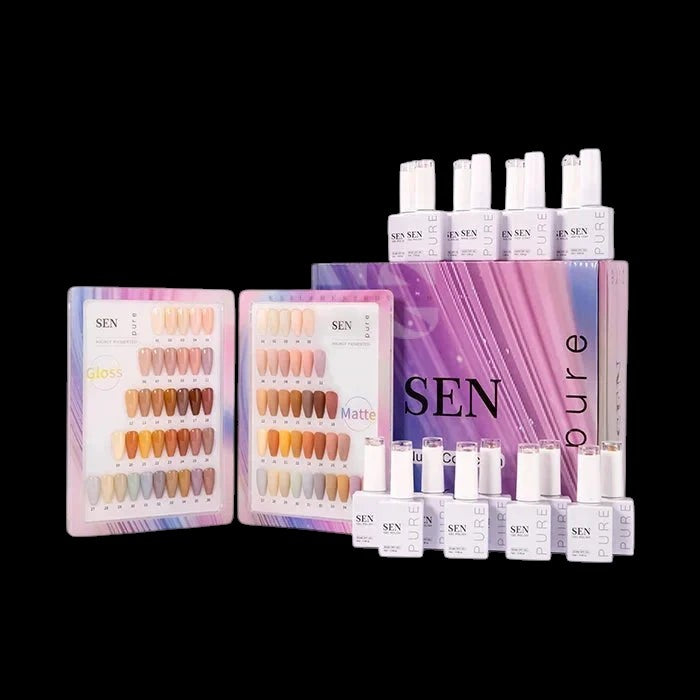SEN PURE Nude 36 Gel Collection (Free Top-Base-Matte) by iNAIL SUPPLY