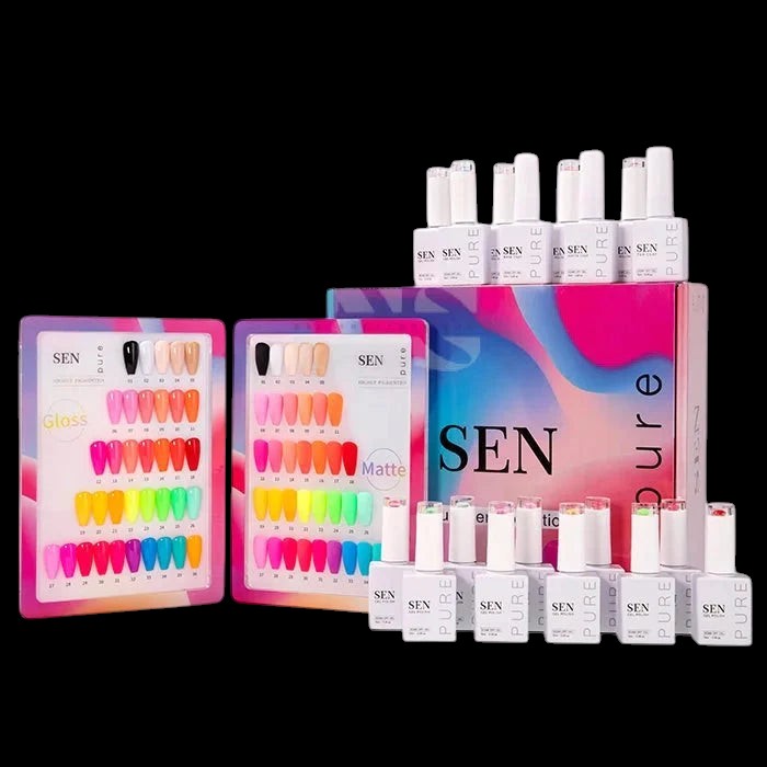 SEN PURE Summer Neon 36 Gel Collection (Free Top-Base-Matte) by iNAIL SUPPLY