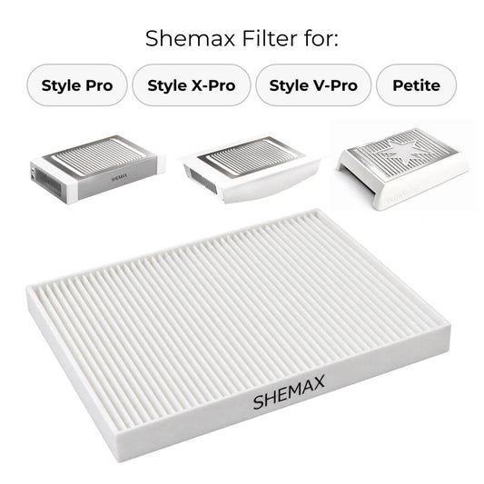 SHEMAX Dust Collector Filter for Style Pro, X-Pro, Smart V-PRO, Petite