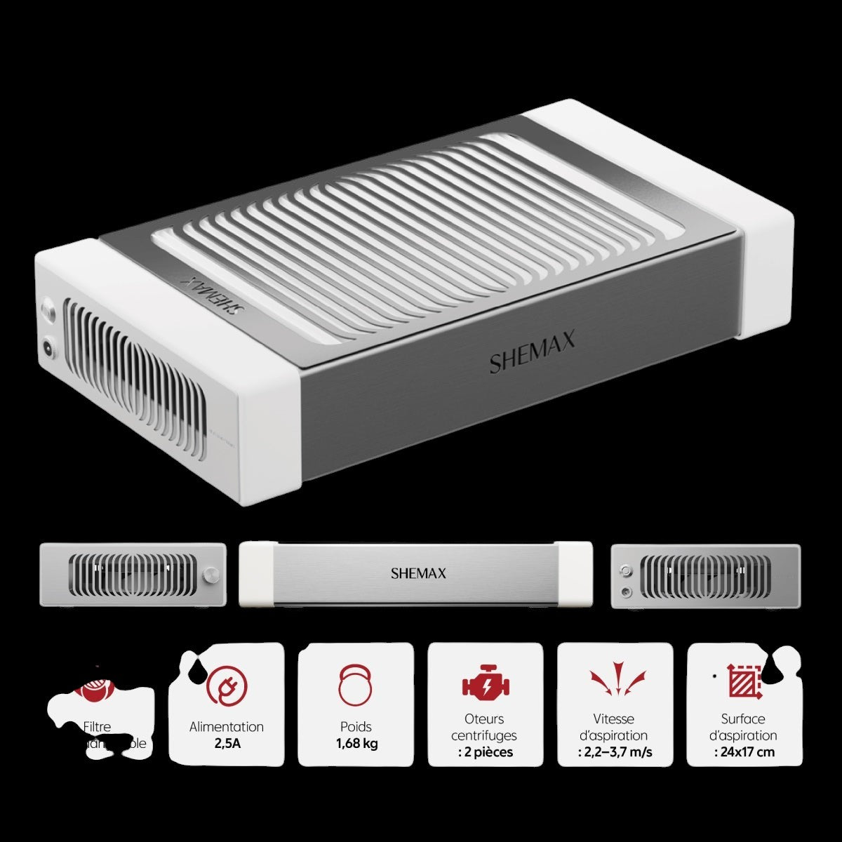 Shemax Style Pro - White by kvadrat store