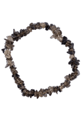 Smoky Quartz Chip Stretch Bracelet