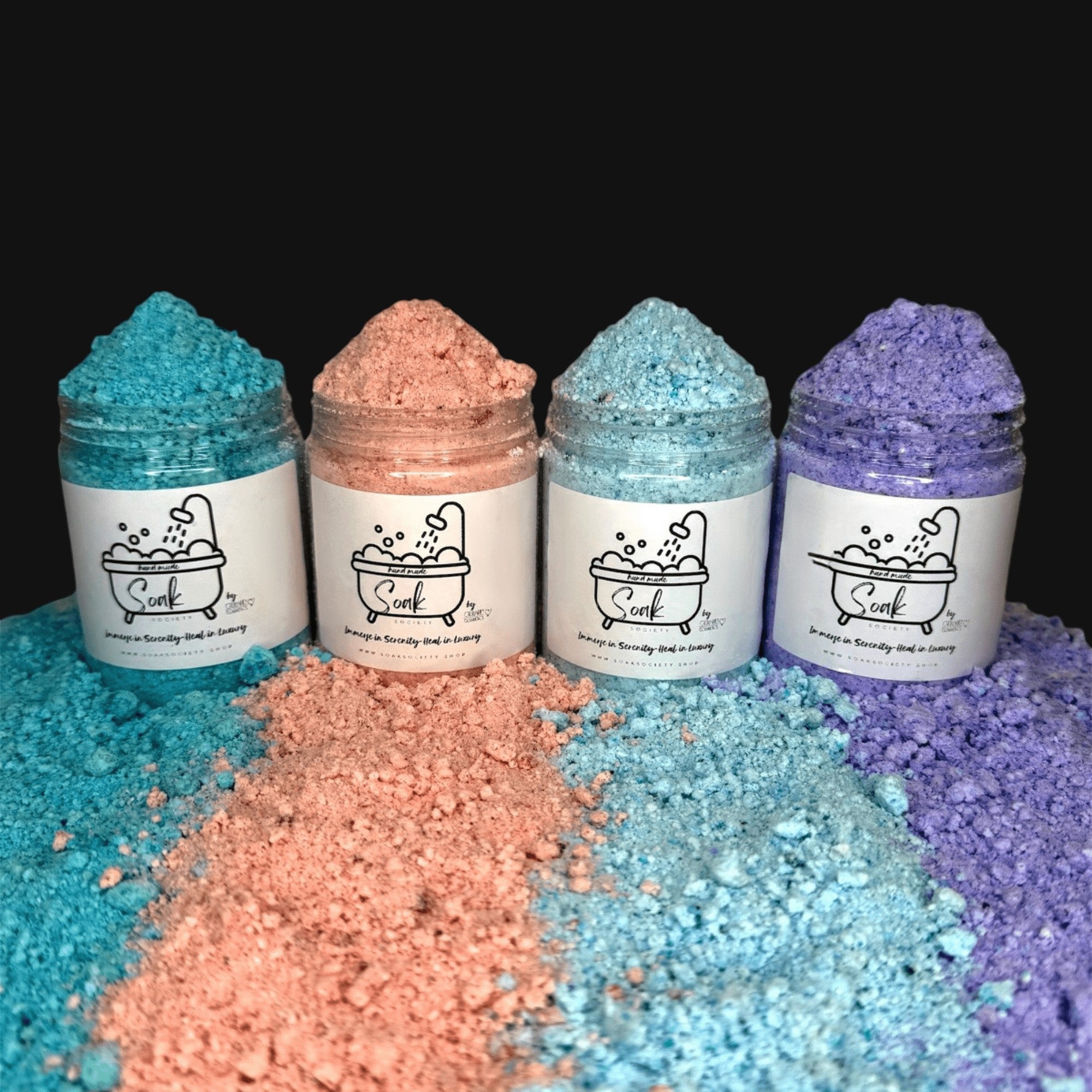 Soak Society Bath Fizz - Eucalyptus Rain by Gerard Cosmetics