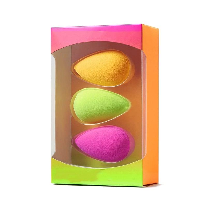 Soft Colorful Makeup Sponge Cosmetic Powder Set Sponge Puff Wet Bigger Cosmetic Tool Make up Sponge Healthy Latex Soft Sponge