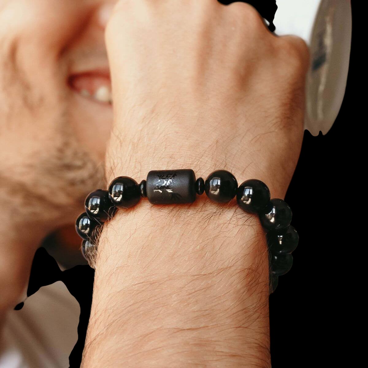 Soul Cleansing Black Obsidian Bracelet by Conscious Items