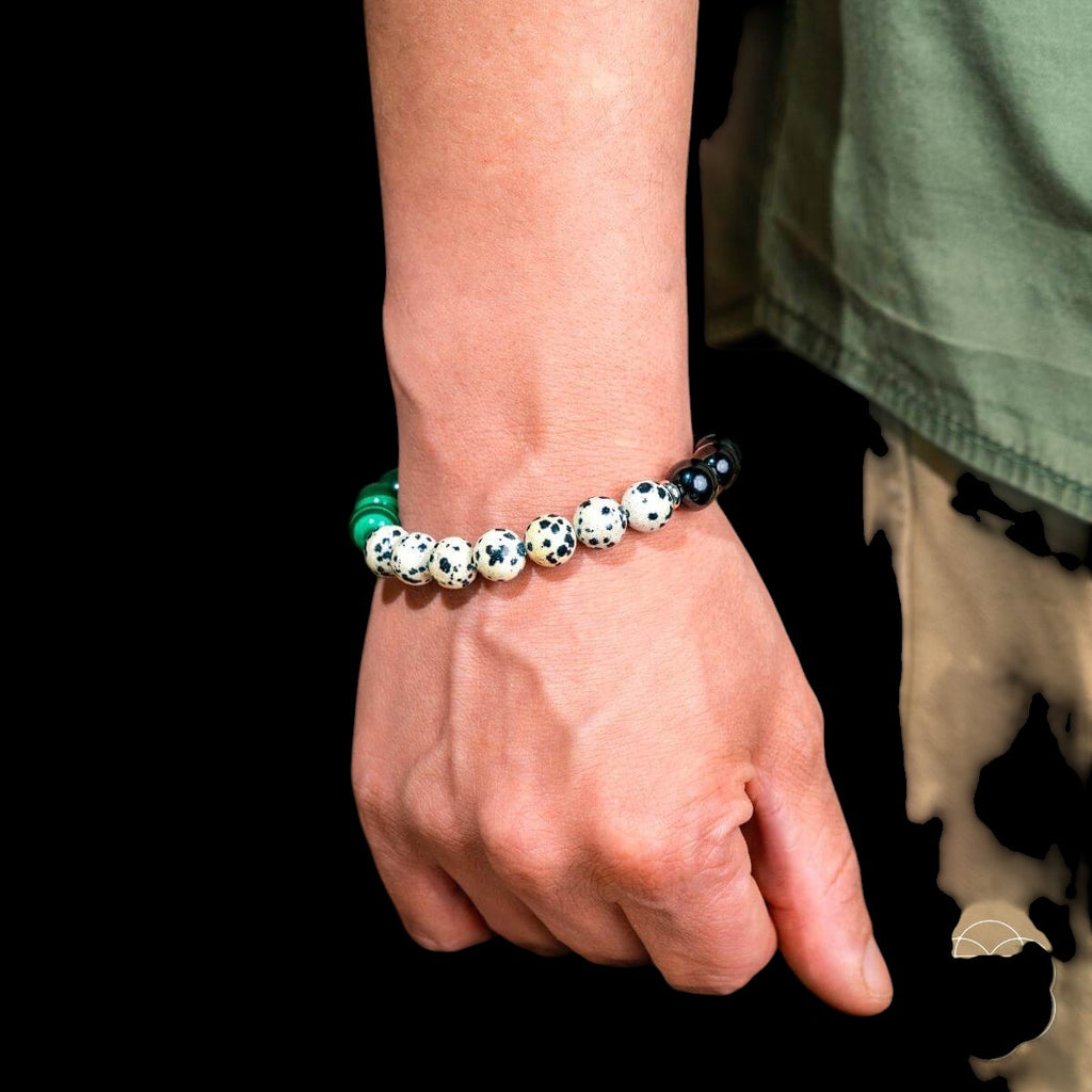 Soul Reset: Dalmatian Jasper Bracelet of Healing by Conscious Items