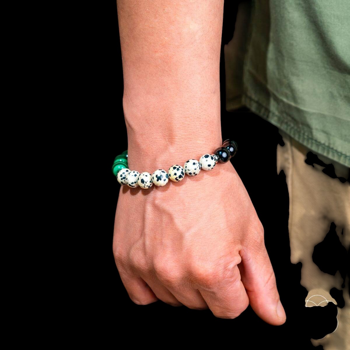 Soul Reset: Dalmatian Jasper Bracelet of Healing by Conscious Items