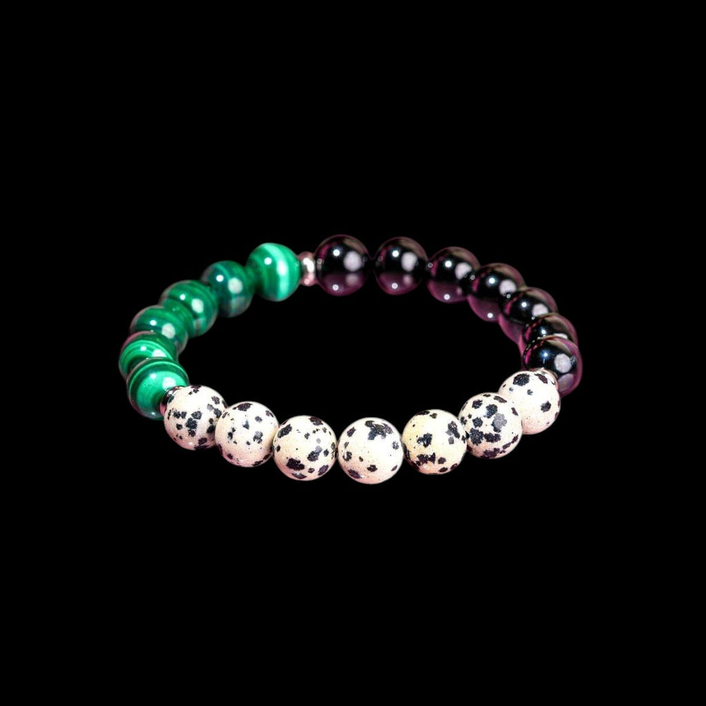 Soul Reset: Dalmatian Jasper Bracelet of Healing by Conscious Items