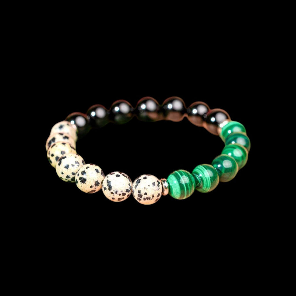 Soul Reset: Dalmatian Jasper Bracelet of Healing by Conscious Items
