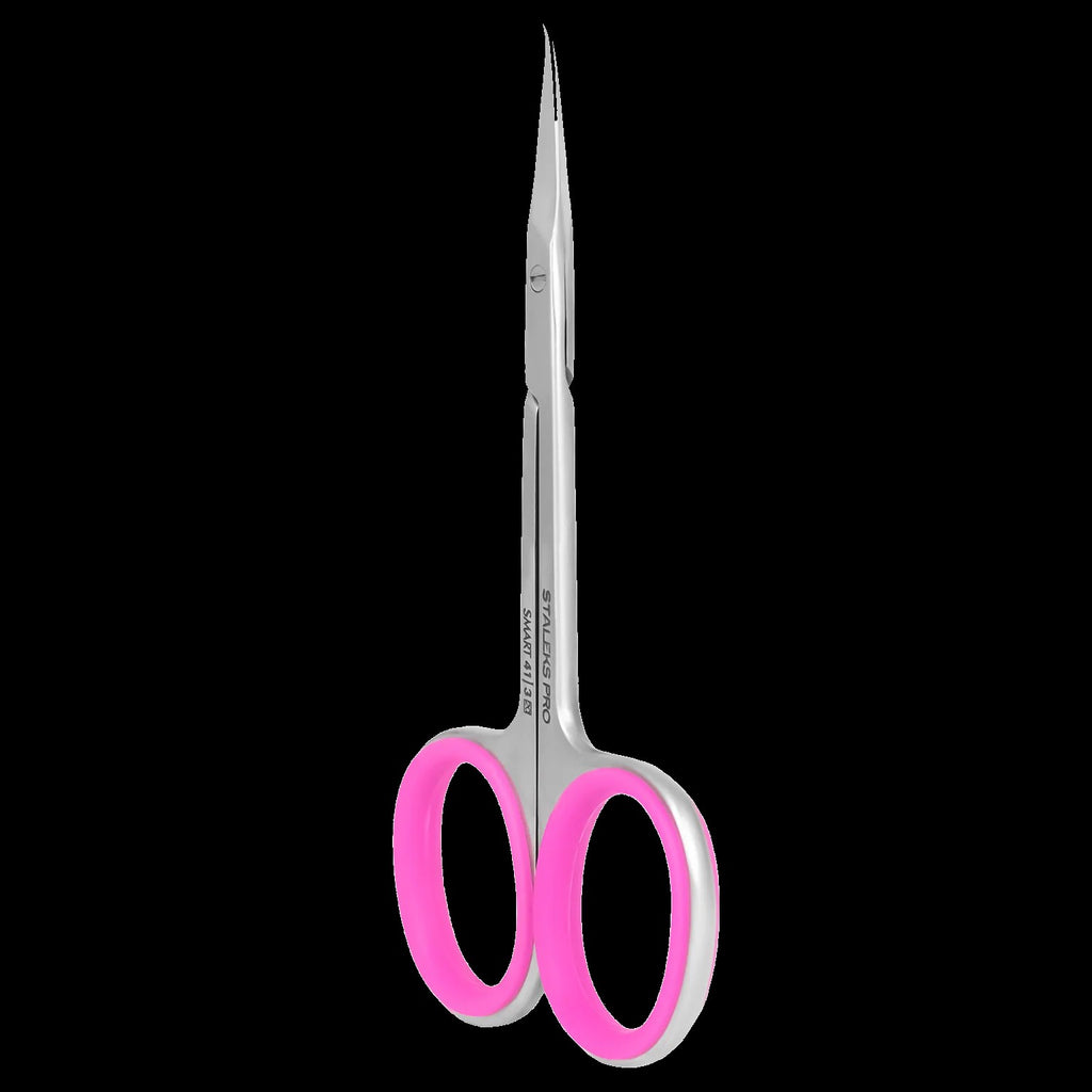 STALEKS PRO SMART 41 TYPE 3 PROFESSIONAL CUTICLE SCISSORS WITH HOOK SS-41/3- STALEKS™ by kvadrat store