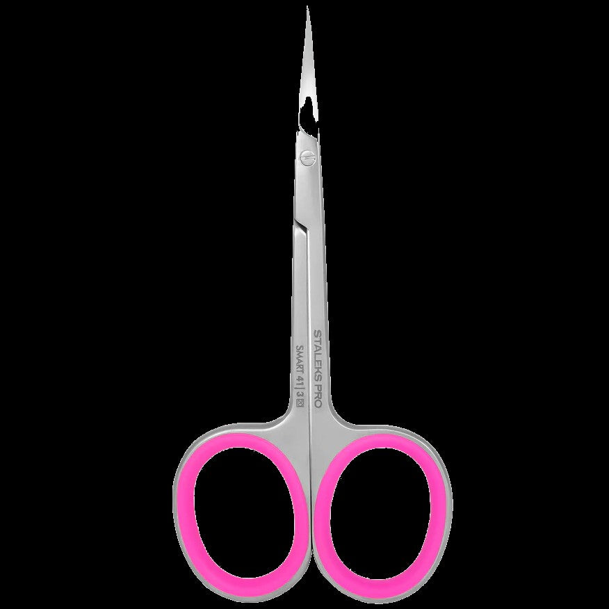 STALEKS PRO SMART 41 TYPE 3 PROFESSIONAL CUTICLE SCISSORS WITH HOOK SS-41/3- STALEKS™ by kvadrat store
