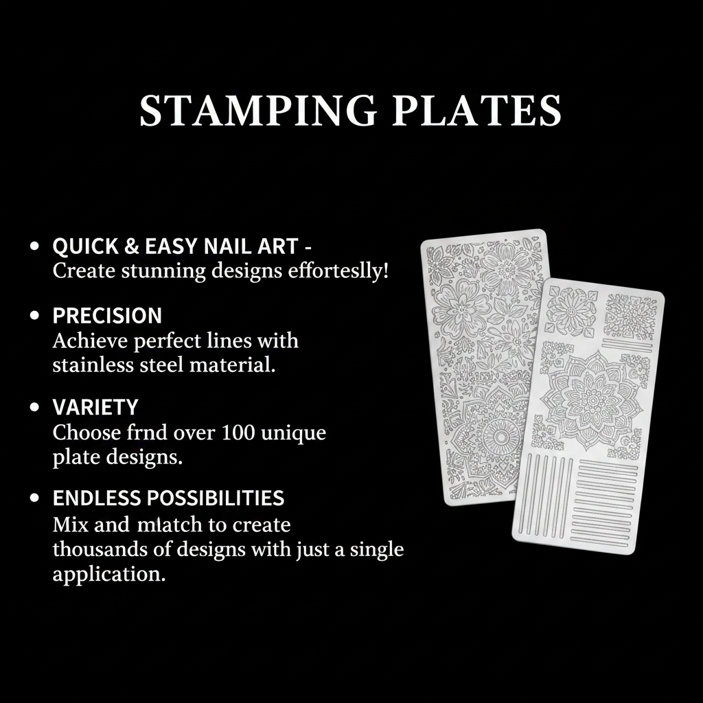 Stamping Plates - Black Background