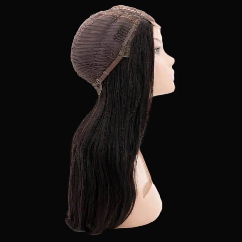 Straight 4x4 Transparent Lace 100% Human Hair Closure Wig by Private Label