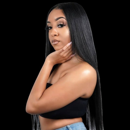 Straight U Part 100% Human Hair Wig by Private Label