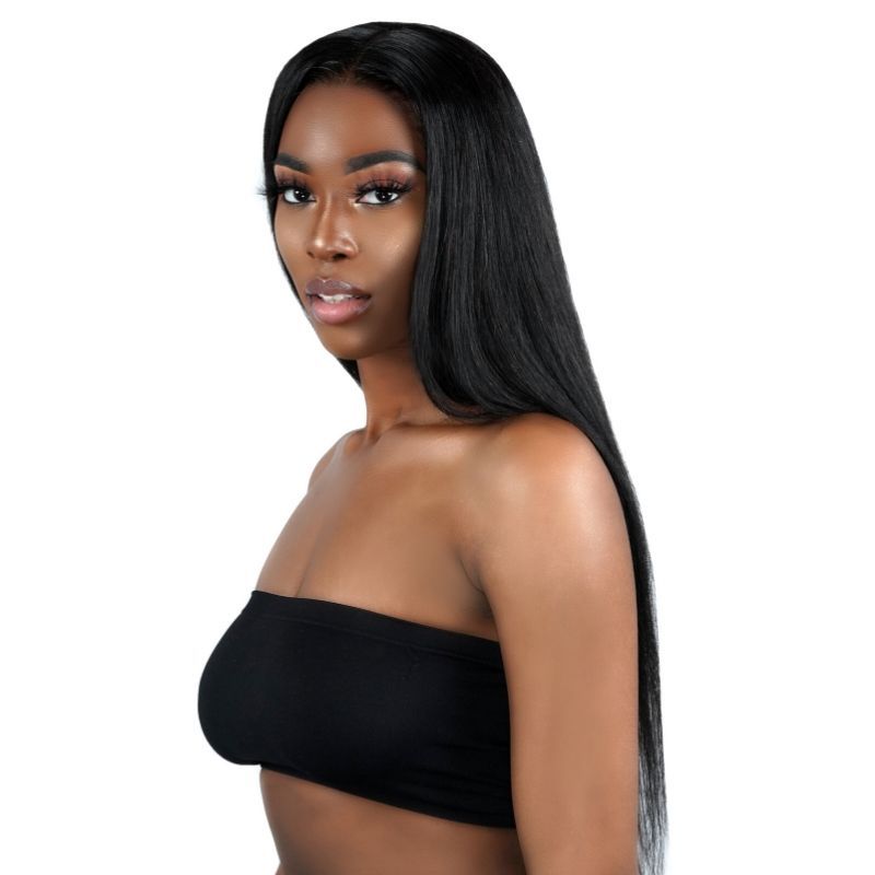 Straight 13x4 Transparent Lace Front Human Hair Wig by Private Label
