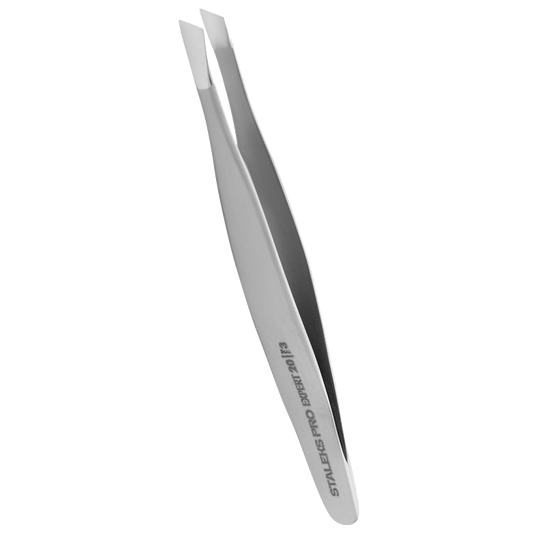 STALEKS PRO EXPERT 20/3 EYEBROW TWEEZERS (WIDE SLANT) TE-20/3 - STALEKS™