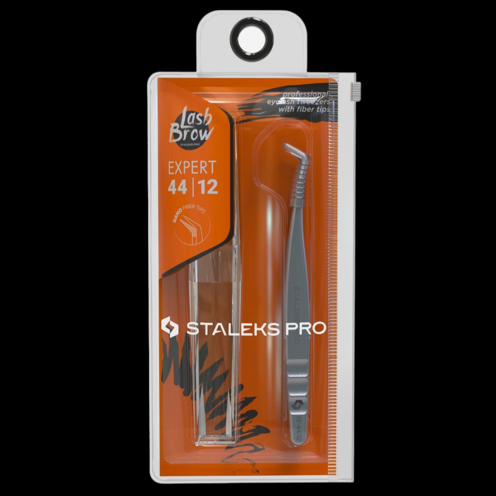 STALEKS PRO EXPERT 44 TYPE 12 PROFESSIONAL EYELASH TWEEZERS TE-44/12 - STALEKS™ by kvadrat store