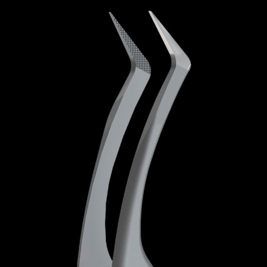 STALEKS PRO EXPERT 45 TYPE 2 PROFESSIONAL EYELASH TWEEZERS L-SHAPED TE-45/2 - STALEKS™ by kvadrat store