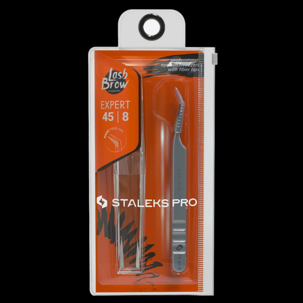STALEKS PRO EXPERT 45 TYPE 8 PROFESSIONAL EYELASH TWEEZERS MINI L TE-45/8 - STALEKS™ by kvadrat store