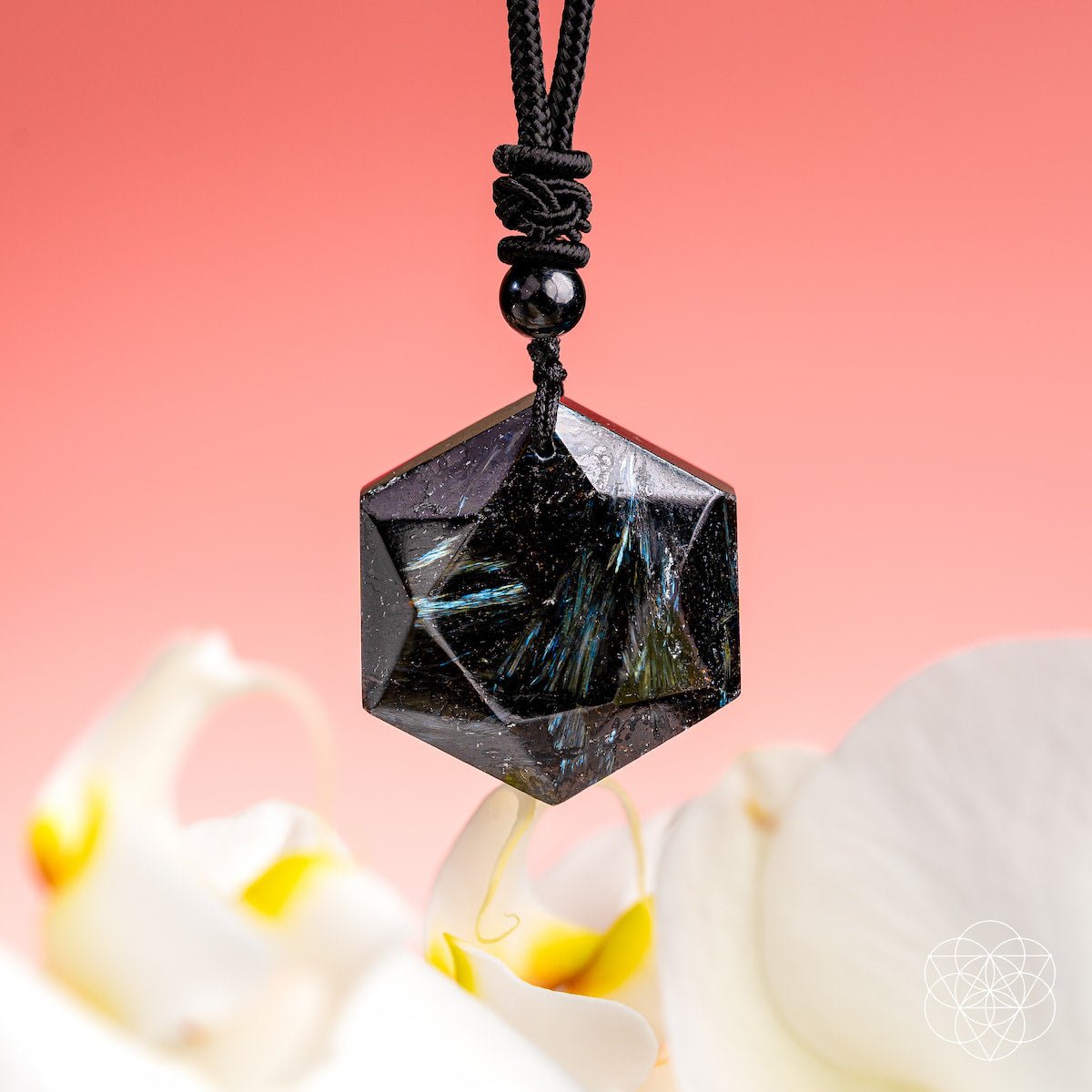 The Arfvedsonite Deep Healing Pendant by Conscious Items